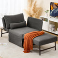 Dark Grey Linen 5-in-1 Sofa Bed