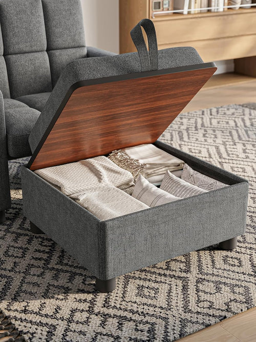 3-in-1 Storage Convertible Sleeper Chair